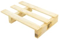 Wystawowa paleta jednorazowa 600x400x107mm - drewniana 2 drożna, IPPC, fumigowana