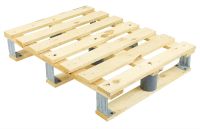 Düsseldorfer - paleta wzmacniana 800x600x120mm 4 drożna - drewniana - ISMP 15