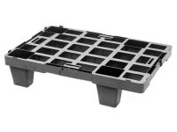 Wystawowa paleta plastikowa 600x400x140mm - gniazdowa
