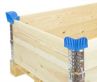 Plastikowy narożnik do nadstawek paletowych - stabilizujący