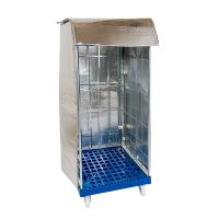Pokrowiec izotermiczny na rollkontener 735x820x1475mm - z 2 zamkami błyskawicznymi