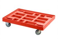 Ażurowy wózek transportowy Dolly, Euronorm 810x610mm