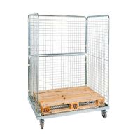 Rollkontener 3 ścienny mieszczący europaletę 1350x950x1820mm