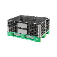 Plastikowa nadstawka paletowa 1200x800x200mm - 6 zawiasów