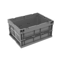 Składany pojemnik plastikowy 396x297x214mm zamknięte dno i boki