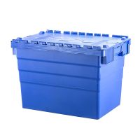 Plastikowy pojemnik z pokrywą na zawiasach 600x400x416mm