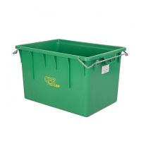 Plastikowy pojemnik gniazdowy z pałąkami 800x600x500mm