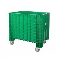 Skrzyniopaleta plastikowa na kołach 1030x600x980mm