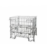 Kosz metalowy druciany składany 800x600x700mm ocynkowany