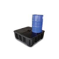 Plastikowa wanna ociekowa z kratownicą 1380x1290x480mm - 485 litrów