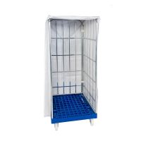 Pokrowiec ochronny do rollkontenera 730x820x1650mm - z zamkami błyskawicznymi