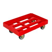 Plastikow wózek dolly 610x410mm czerwony