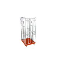 Kontener siatkowy 4 ścienny 810x680x1680mm koła fi 108mm PP