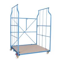 Corletta standard - wózek magazynowy do transportu ręcznego 1300x1150x1800 mm - 600 kg