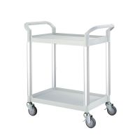 Wózek stołowy z 2 półkami 850x480x950 mm - biały