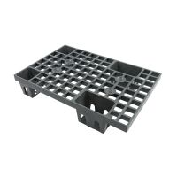 Wystawowa paleta plastikowa 600x400x120mm - gniazdowa, ażurowa