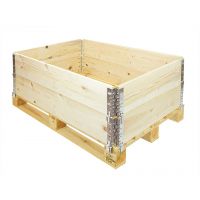 Nadstawka paletowa drewniana Nowa 2 deskowa 1200x800mm IPPC 4 zawiasy