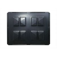 Plastikowa pokrywa do nadstawek paletowych 1220x1020x4 mm wzmocnione krawędzie
