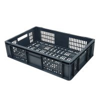 Plastikowy pojemnik Euronorm 600x400x150mm ażurowy, sztaplowany