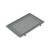 Plastikowa pokrywa do pojemników Euronorm 300x200x16mm - dwa zawiasy