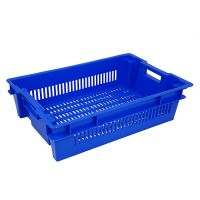 Pojemnik plastikowy gniazdowy, sztaplowany 150 mm perforowany, obrotowy