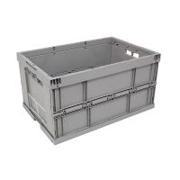 Składany pojemnik plastikowy 600x400x320mm z dwoma uchwytami