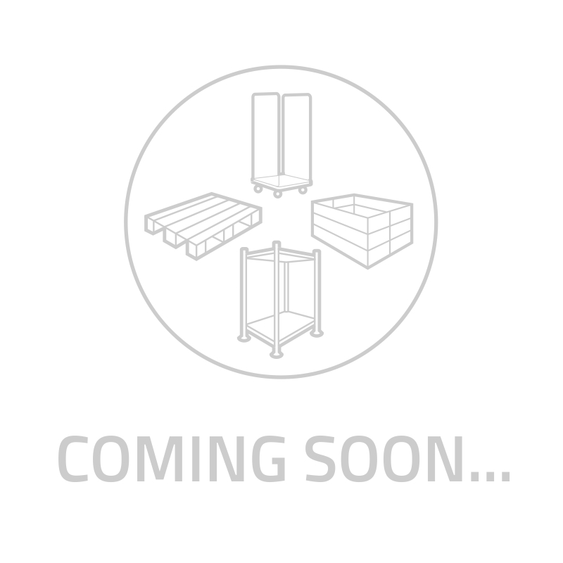 Wózek magazynowy 768x415x866mm wzmocniona rama - 3 półki z rantem