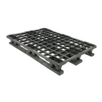 Paleta plastikowa eksportowa 1200x800x152mm ranty, ażurowa