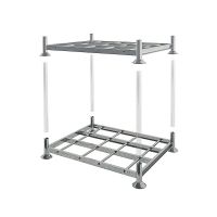 Regał magazynowy pojedyńczy 1545x1180x310mm słupkowa paleta metalowa