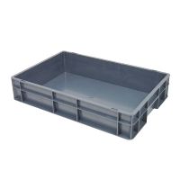 Plastikowy pojemnik Euronorm 600x400x120mm sztaplowany