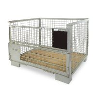 Pojemnik Siatkowy Gitterbox 1240x835x970mm nowy kosz metalowy, UIC 435-2 Standard