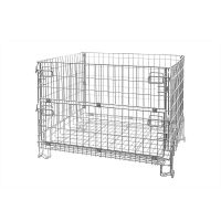 Metalowy kosz siatkowy składany 1200x1000x1000mm druciany