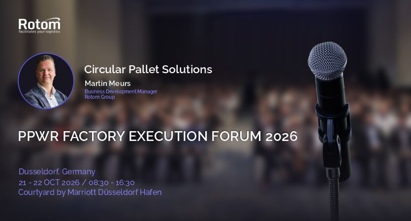 Rotom na PPWR Factory Execution Forum 2026 w Düsseldorfie, Niemcy