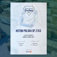 Rotom Polska laureatem nagrody Diamenty Forbesa 2023