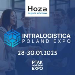 Hoza Logistic Solutions w gronie wystawców  Intralogistica Poland Expo 2025!