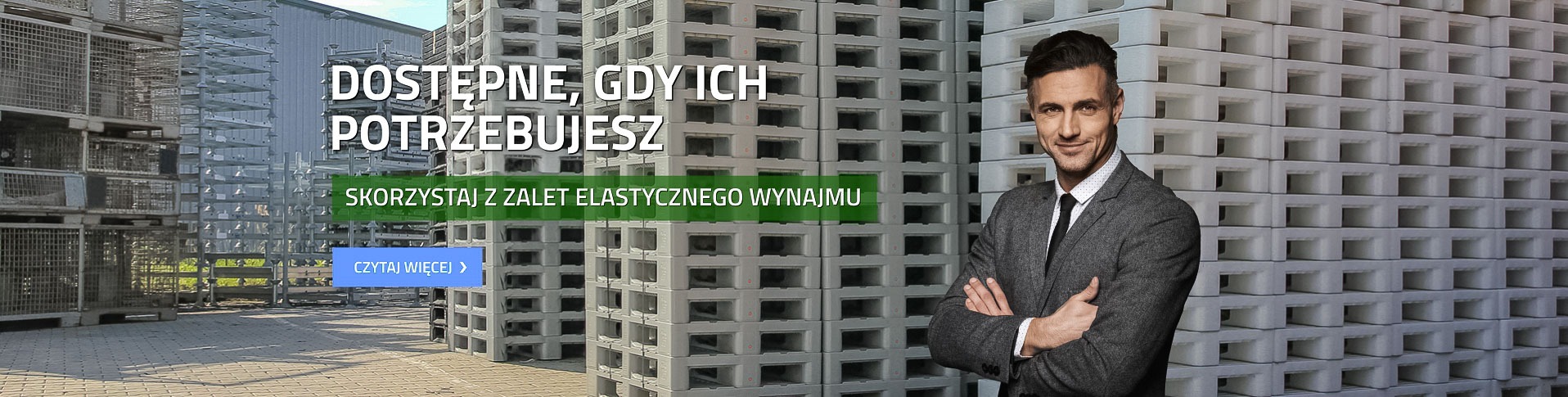 Wynajem opakowań logistycznych w całej Europie